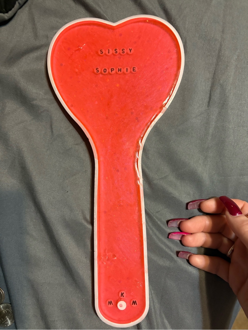 Heart Paddle – Red custom